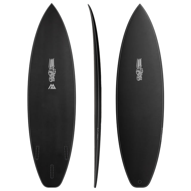 Monsta 10 Easy Rider 6'2" x 20 1/4" X 2 3/4" - 36.40L, Squash, 3x FCS 2 Fin Boxes, Carbotune - ID:887136