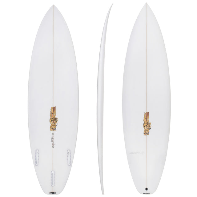 Golden Child Easy Rider 6'3" x 19 1/2" X 2 11/16" - 34.10L, Squash, 3x FCS 2 Fin Boxes, PU - ID:985824
