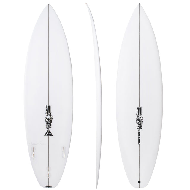 Monsta 10 6'0" x 19" X 2 3/8" - 28.40L, Squash, 3x FCS 2 Fin Boxes, PU - ID:1042026