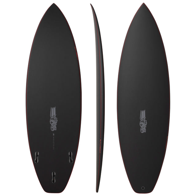 Xero Gravity Easy Rider 5'11" x 19 7/8" X 2 5/8" - 33.10L, Squash, 3x FCS 2 Fin Boxes, Carbotune - ID:945906