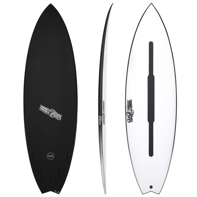 Xero Fusion Easy Rider 6'0" x 20 1/2" X 2 3/4" - 36.20L, Squash, 5x FCS 2 Fin Boxes, HYFI 3.0 - ID:938682