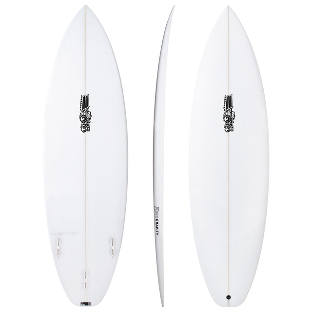 Xero Gravity Easy Rider 6'2" x 20 1/2" X 2 13/16" - 38.40L, Squash, 3x FCS 2 Fin Boxes, PU - ID:1155597
