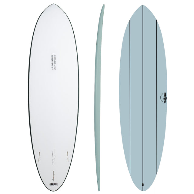 Big Baron Softboard Storm 6'4" x 20" X 2 9/16" - 35.80L, Round, 3x FCS 2 Fin Boxes, Softboard - ID:1071687
