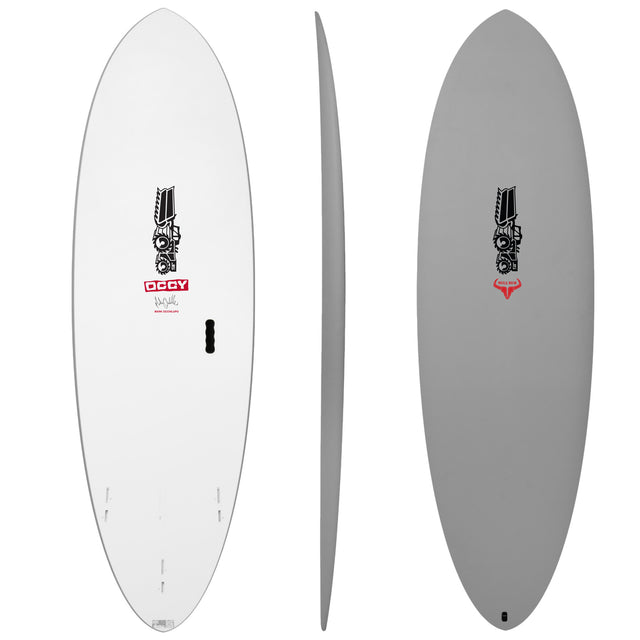 Bull Run Softboard Bull Run Sage 6'2" x 21" X 2 7/8" - 40.00L, Round, 3x FCS 2 Fin Boxes, Softboard - ID:1121408