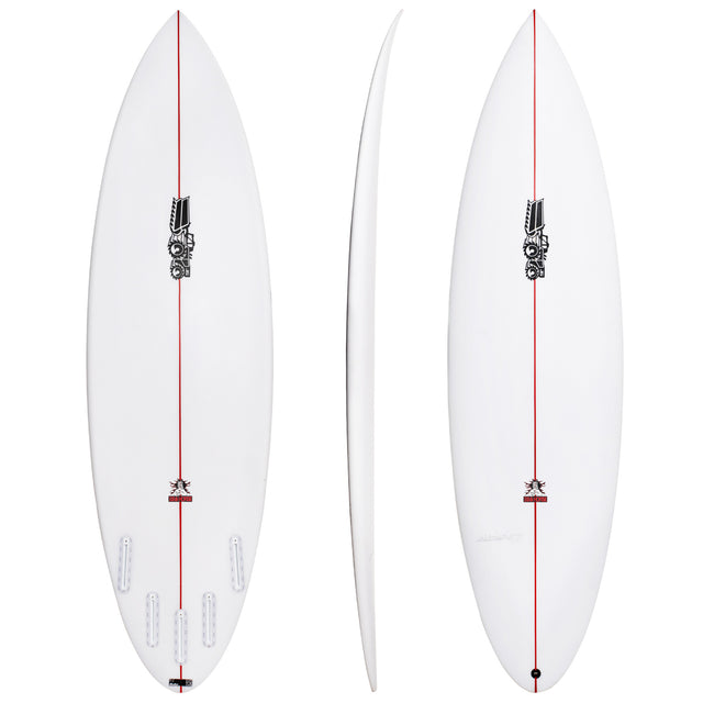 Big Horse 5'11" x 18 3/4" X  2 9/16" - 29.00L, Round, 5x  FCS 2 Fin Boxes [T1], PU - ID:1014931