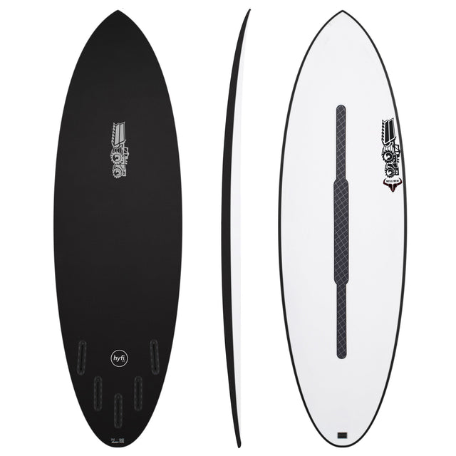 Bull Run 6'3" x 20 3/4" X  2 7/8" - 40.10L, Round, 5x  FCS 2 Fin Boxes, HYFI 3.0 - ID:1116561
