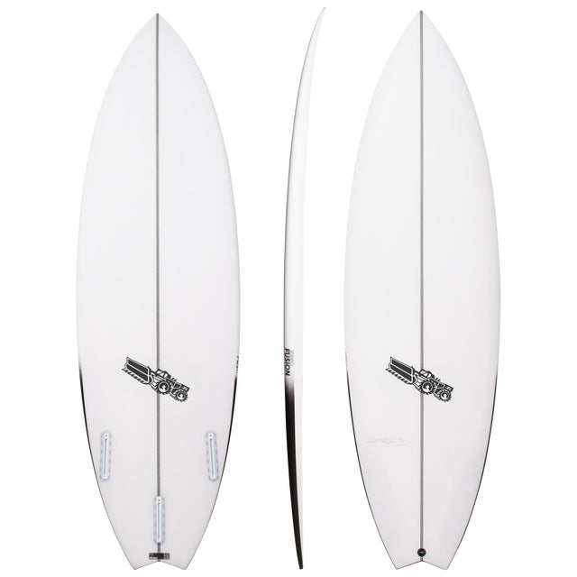Xero Fusion 5'8" x 19 1/2" X  2 3/8" - 28.40L, Squash, 3x  FCS 2 Fin Boxes, PU - ID:1055223