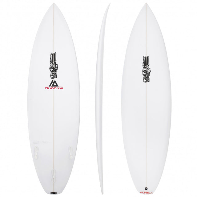 Monsta Youth 5'5" x 18 1/8" X  2 3/16", Round, 3x  FCS 2 Fin Boxes, PU - ID:1167008