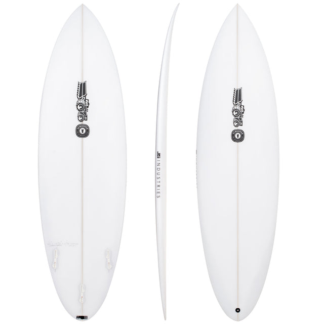 Schooner 6'2" x 19" X  2 9/16", Round, 3x  FCS 2 Fin Boxes, PU - ID:1160559