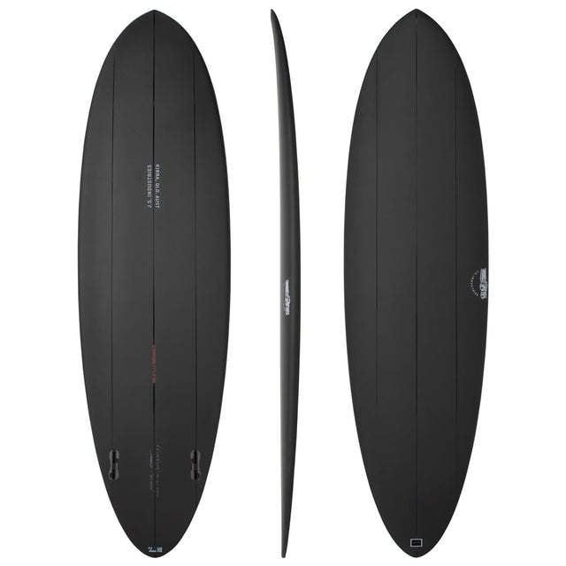 Big Baron Clear 6'6" x 20 7/8" X  2 7/8" - 42.10L, Round, 2x  FCS 2 Fin Boxes, Carbotune - ID:973790